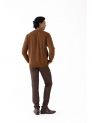 Sanskar- Menswear - Non Hooded Sweatshirt- Brown 