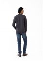 Sanskar- Menswear - Non Hooded Sweatshirt- D.Grey 