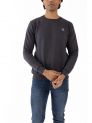 Sanskar- Menswear - Non Hooded Sweatshirt- D.Grey 