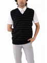 Sanskar- Menswear- Sweater S/L- Black & Lt Grey