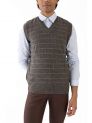 Sanskar- Menswear- Sweater S/L- Med Fawn & Dk Fawn