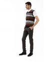 Sanskar- Menswear- Sweater S/L- Black & Lt. Grey
