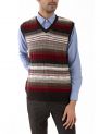 Sanskar- Menswear- Sweater S/L- Coffee & Lt. Fawn