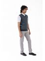 Sanskar- Menswear- Sweater S/L- Blue Mix 