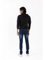 Sanskar-Menswear-Hooded Sweatshirt-Black 