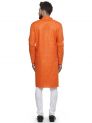 Sanskar Menswear Kurta Pyjama Orange