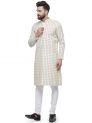 Sanskar Menswear Kurta Pyjama Cream