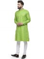 Sanskar Menswear Kurta Pyjama Green
