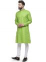 Sanskar Menswear Kurta Pyjama Green