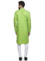 Sanskar Menswear Kurta Pyjama Green