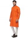 Sanskar Menswear Kurta Pyjama Orange