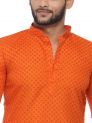 Sanskar Menswear Kurta Pyjama Orange