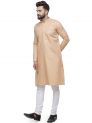 Sanskar Menswear Kurta Pyjama Beige