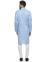 Sanskar Menswear Kurta Pyjama Blue