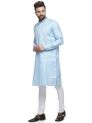 Sanskar Menswear Kurta Pyjama Blue