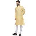 Sanskar Menswear Kurta Pyjama Yellow