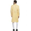 Sanskar Menswear Kurta Pyjama Yellow