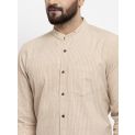 Sanskar Menswear Shirt Kurta Sandshell