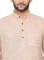 Sanskar Menswear Shirt Kurta Quartz Pink