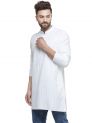 Sanskar Menswear Dobby Kurta White Dobby 3