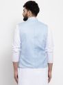 Sanskar Menswear Waist Coat Sky Blue