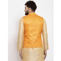 Sanskar Menswear Waist Coat Yellow