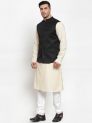 Sanskar Menswear Waist Coat Black