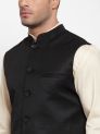 Sanskar Menswear Waist Coat Black