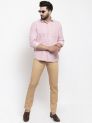 Sanskar Menswear Formal Shirt Peach Pink