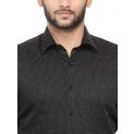 Sanskar Menswear Formal Shirt Black