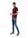 Sanskar-Menswear-Fashion Polo H\S-Maroon