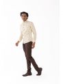 Sanskar-Menswear-Casual Shirt- Cream 