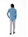 Sanskar-Menswear-Casual Shirt- Blue Checks
