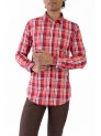 Sanskar-Menswear-Casual Shirt- Red Checks 