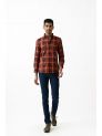 Sanskar-Menswear-Casual Shirt-Orange Checks