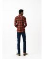 Sanskar-Menswear-Casual Shirt-Orange Checks