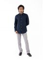 Sanskar-Menswear-Casual Shirt- Navy 