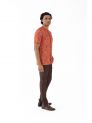 Sanskar-Menswear-Casual Shirt- Rust 