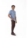 Sanskar-Menswear-Casual Shirt- Blue 