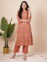 Aastha Assorted Women Kurti Pant Set (PWEDWKUFLSOR26226544)