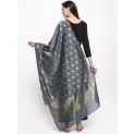 Aastha Women Ethnic Dupatta Grey