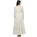 Aastha Women Ethnic Suit Sets Off White