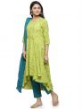 Aastha Women Ethnic Suit Sets Green