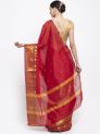 Aastha Women Ethnic Saree Red