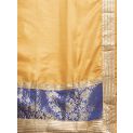 Aastha Women Ethnic Saree Mustard