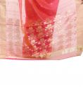 Aastha Women Ethnic Saree Carrot Red