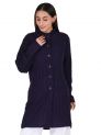 Aastha Womenswear Long Coat F/S Navy