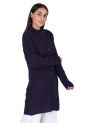 Aastha Womenswear Long Coat F/S Navy