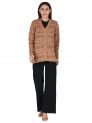 Aastha Womenswear-Cardigan F/S-Brown Multi
