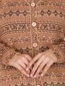 Aastha Womenswear-Cardigan F/S-Brown Multi